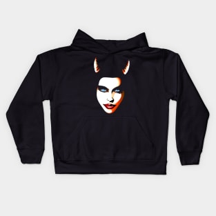 Bad Girl Evil Devil Kids Hoodie